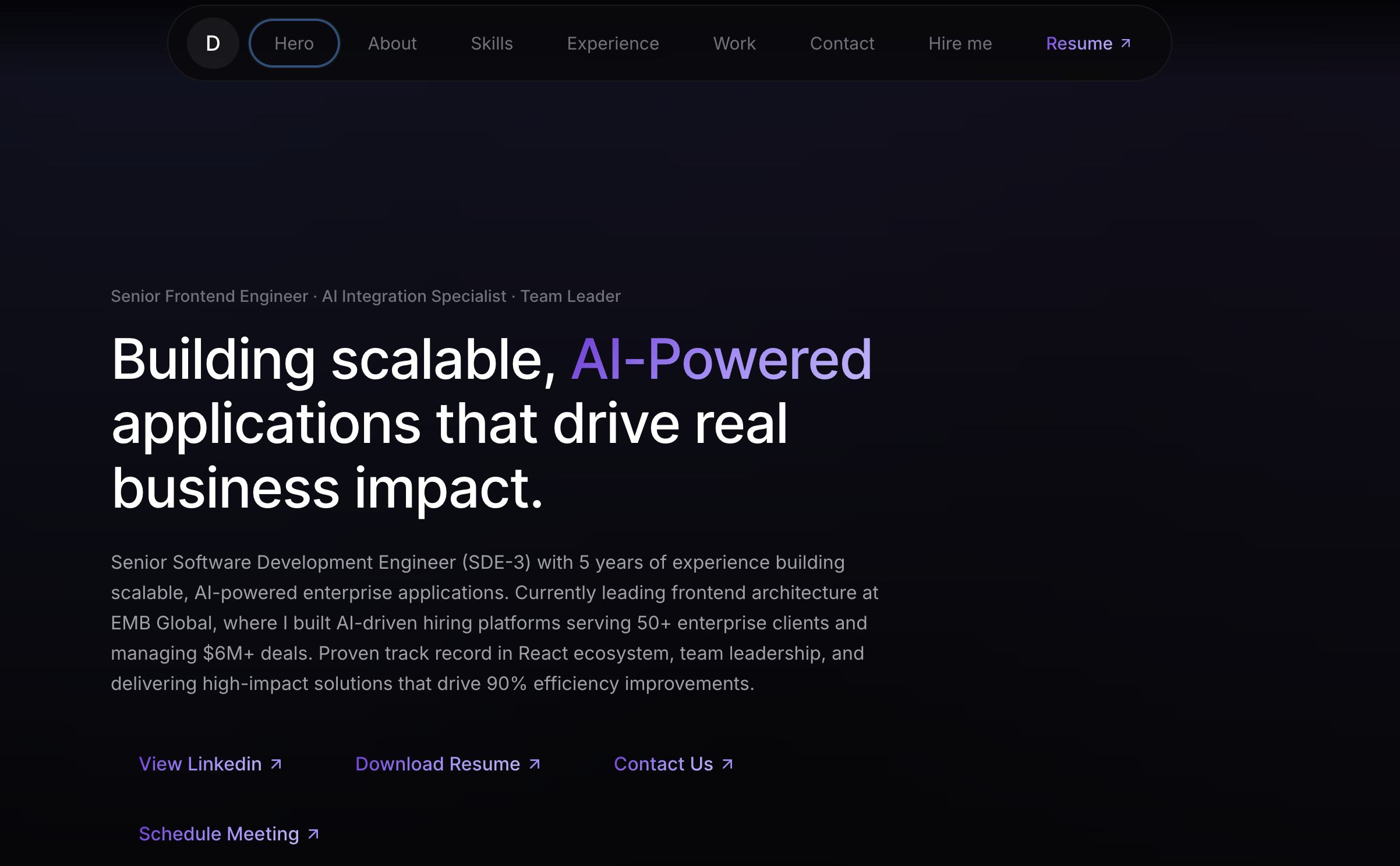 Open-sourced my portfolio CMS. Host it yourself, fork it, send PRs — whatever you want to do with it.